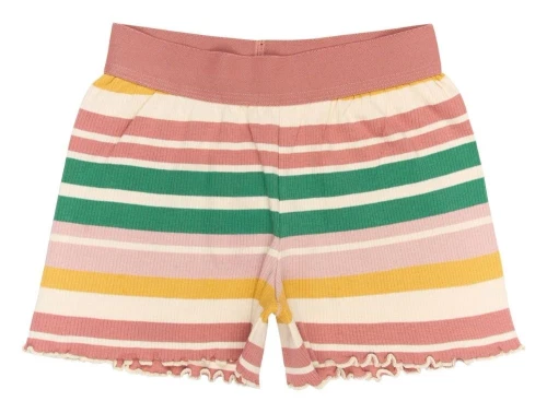 Mutifarvede stribet shorts fra The New TN6298 multi striped
